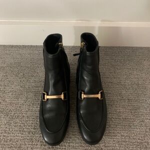 TopShop leather booties
